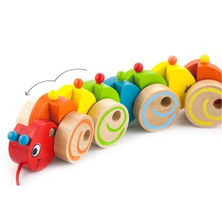 Viga Toys - Pull-Along - Caterpillar